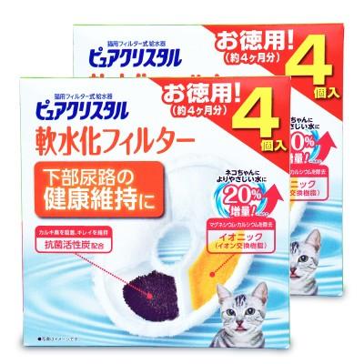 GEX（ジェックス） ピュアクリスタル 猫用フィルター式給水器 軟水化