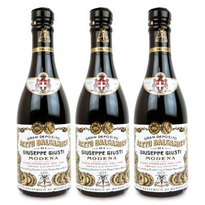 GIUSTI ジュスティ バルサミコ酢 2金メダル 8年熟成 250ml × 3本 