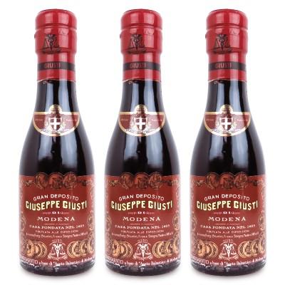 GIUSTI ジュスティ バルサミコ酢 3金メダル 12年熟成 100ml × 3本