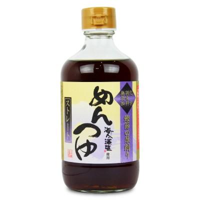 めんつゆ そばつゆ つゆ 天つゆ 川中醤油 海人の藻塩使用 めんつゆストレート400ml｜tsutsu-uraura