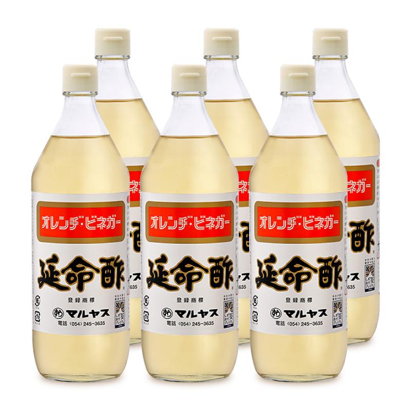 近藤酢店 延命酢 900ml ×6本 ケース販売 マルヤス（Yahoo!・にっぽん津々浦々）