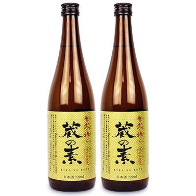 大和川酒造店 蔵の素 純米料理酒 720ml × 2個（契約栽培米)｜tsutsu-uraura