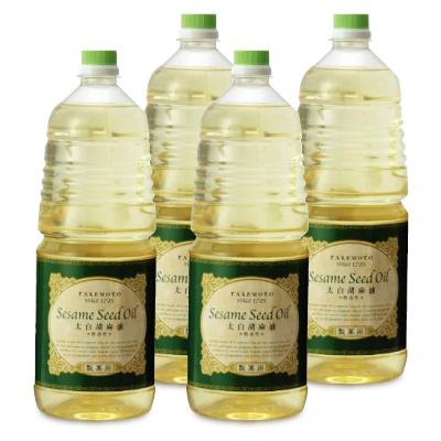 竹本あぶら身 マルホン 製菓用三盆白胡麻油 1650g × 4本 ごま油-食用油、オイル-食品