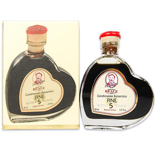 933円 最大 オフ レオナルディ モデナ産 Reale ハート型 バルサミコ酢 5年熟成 50ml モデナ