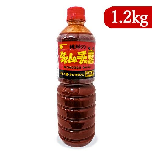 桃屋（momoya） キムチの素 1.2kg 業務用 爆買 : にっぽん津々浦々