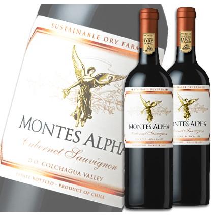 k　赤ワイン　2本セットとモンラッシュ モンテス アルファ カベルネ・ソーヴィニヨン 赤 750ml × 2本 赤ワイン