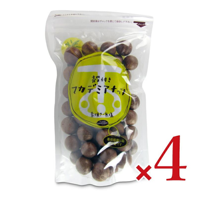 ニダフジャパン 殻付きマカデミアナッツ 454g × 4袋 : にっぽん