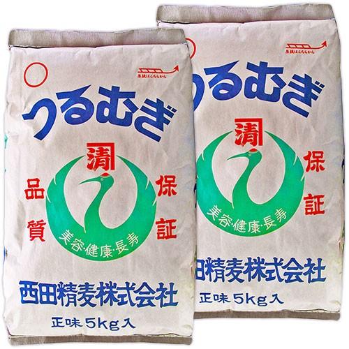 西田精麦 つるむぎ 5kg  5000g × 2袋 の商品画像