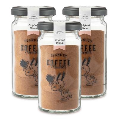 パウダーフーズフォレスト Peanuts Coffee スヌーピー コーヒー 本物 オリジナルブレンド 45g 3個5 瓶 442円