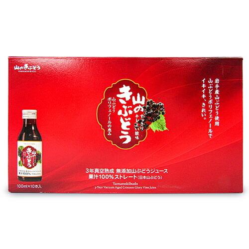 佐幸本店 山のきぶどう 瓶 100ml × 10本 ケース販売 : にっぽん