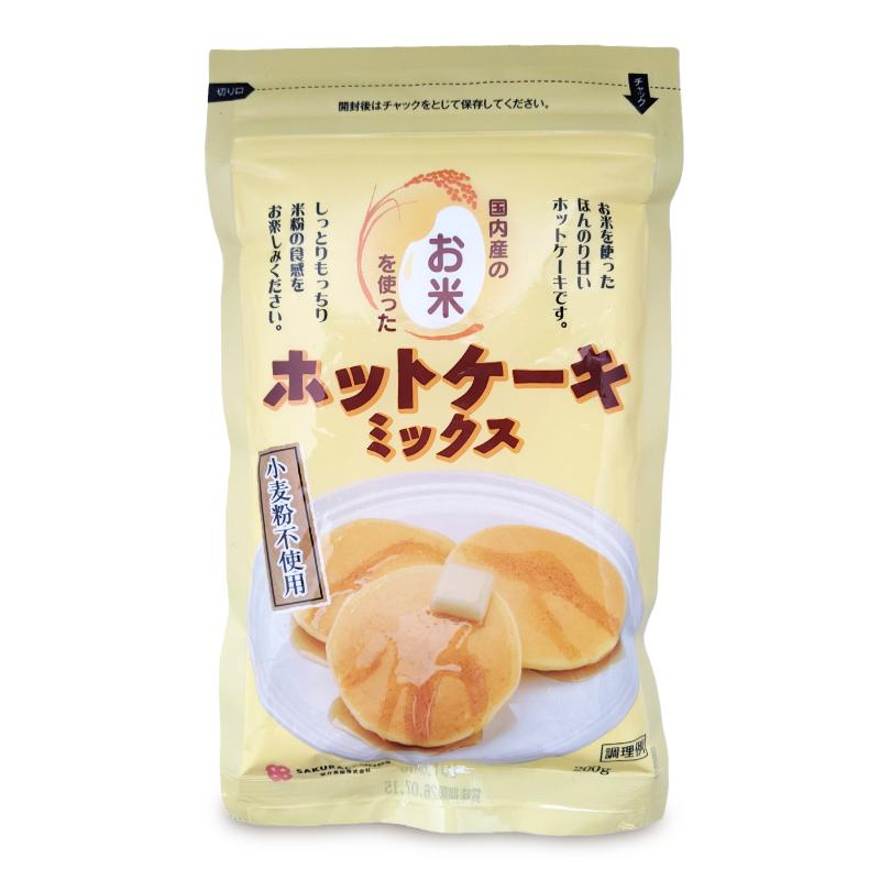桜井食品 お米のホットケーキミックス 200g ポイント消化に : にっぽん