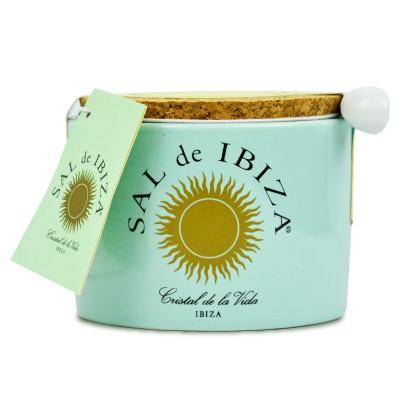 サル・デ・イビザ 100％ソルト 塩 陶器ポット 150g : にっぽん津々浦々