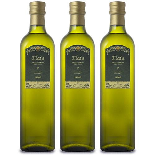 そらみつ エライア グリーン エクストラバージンオリーブオイル 750ml（687g）× 3本 の商品画像