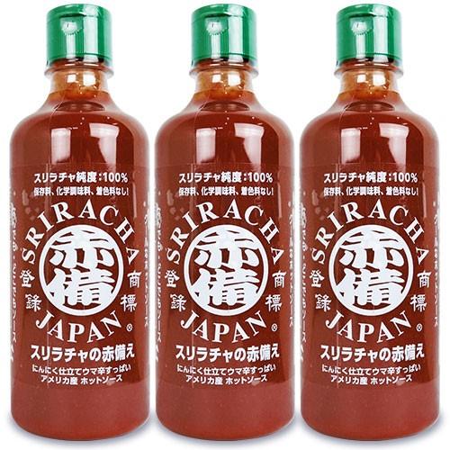 7 1より クーポンキャンペーン開催 スリラチャ シラチャ スリラチャの赤備え ホットソース 517g 3本 セット にっぽん津々浦々 通販 Paypayモール