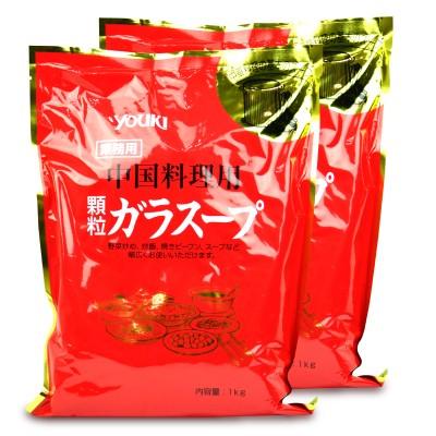 ユウキ食品 業務用 ガラスープ 顆粒 1kg × 2個｜tsutsu-uraura