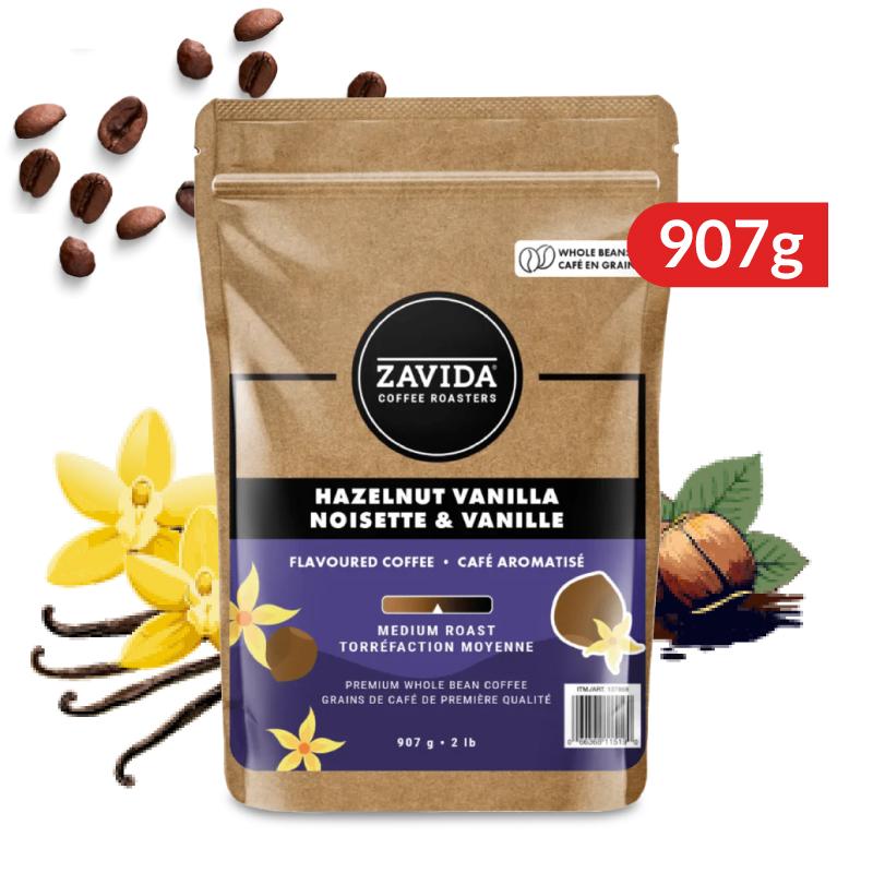 ザビダコーヒー ヘーゼルナッツバニラ ホールビーンコーヒー 907g 2lb 正規販売店 にっぽん津々浦々 通販 Paypayモール