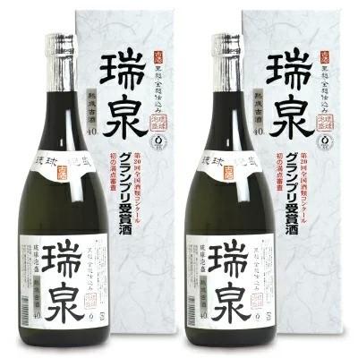 瑞泉酒造 単式 40度 瑞泉 泡盛 古酒 720ml × 2本 : にっぽん津々浦々
