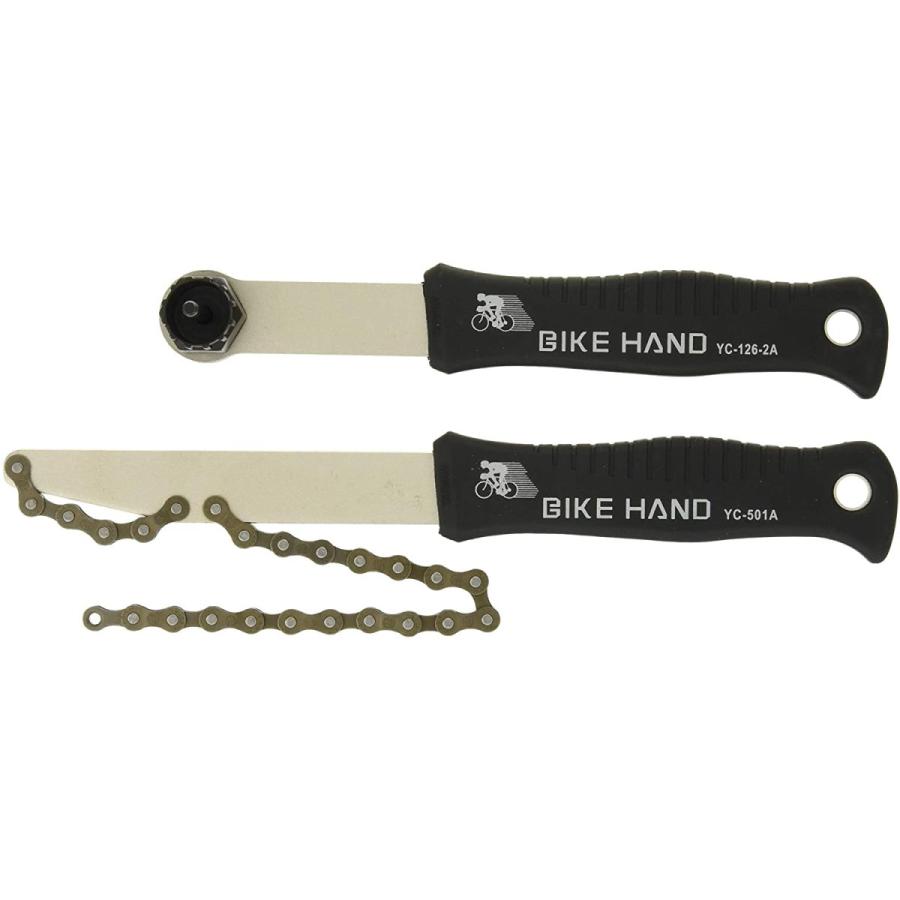 BIKE HAND バイクハンド シマノ ロックリング スプロケット取付 激安セール YC-126-2A-BK 送料無料新品 YC-501A 取り外しセット