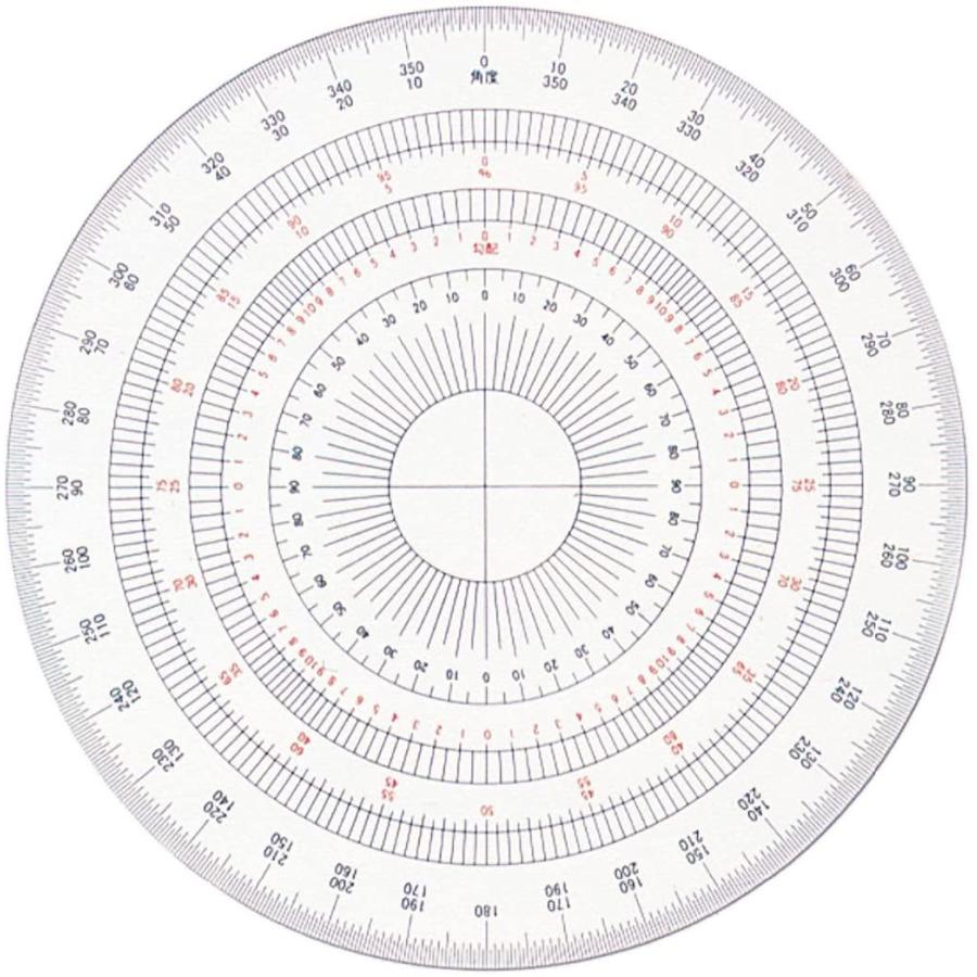 ドラパス 全円分度器 アクリル製 12cm Hashimoto Or Jp