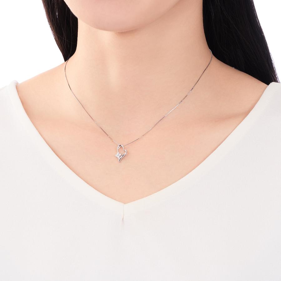 ツツミ 【証明書付き】美品 K10 YG ダイヤモンド ネックレス ジュエリーツツミ K10ホワイトゴールド鑑別書付ダイヤモンドネックレス