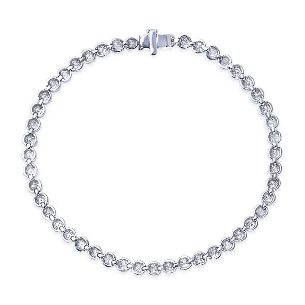 ジュエリーツツミ プラチナダイヤモンドブレスレット : ジュエリー