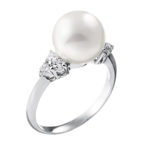 【即購入⭕️】 プラチナアコヤ真珠リング（9.5mm） 【QGW2465920845】(89600円)