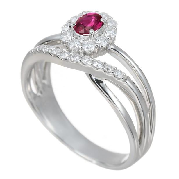 【24時間以内発送】 プラチナルビーリング 【K3698873204】(134400円)