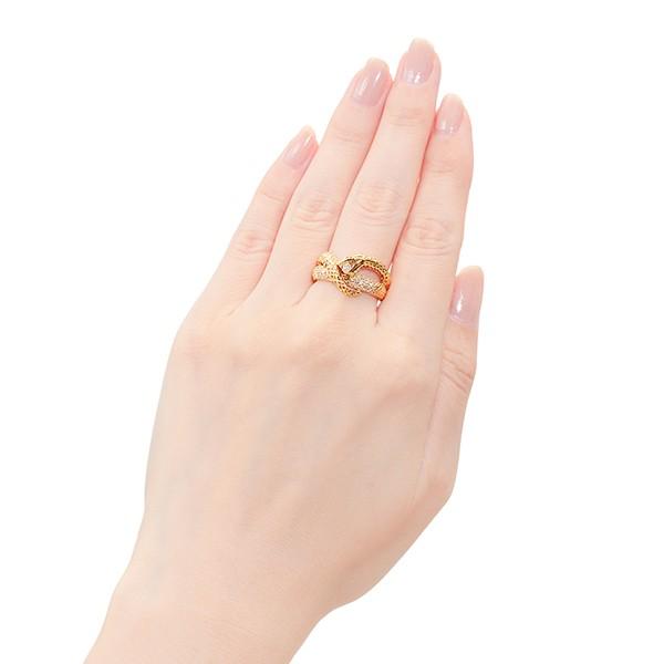 【正規販売店】 K18イエローゴールドダイヤモンドリング 【CEG2421874261】(88000円)