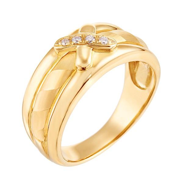 【公式】 K18イエローゴールドダイヤモンドリング 【AAA7513311206】(27300円)