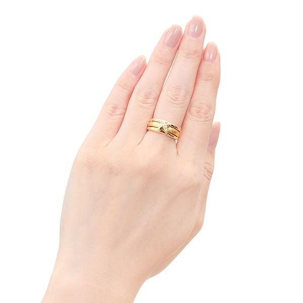 【公式】 K18イエローゴールドダイヤモンドリング 【AAA7513311206】(27300円)