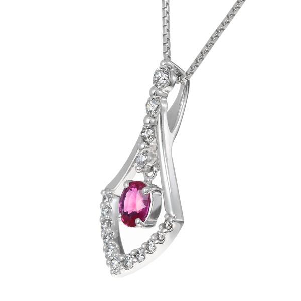 【新登場】 プラチナルビーネックレス 【2421862820】(88000円)