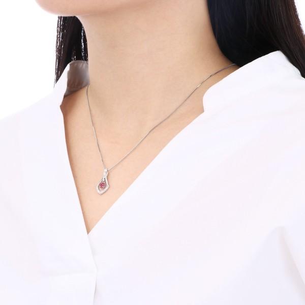 【新登場】 プラチナルビーネックレス 【2421862820】(88000円)