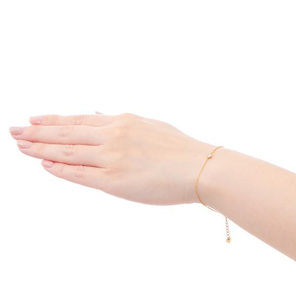 K18イエローゴールドダイヤモンドブレスレット 