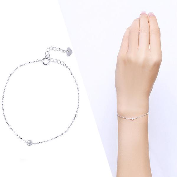 最新号掲載アイテム K10ホワイトゴールドダイヤモンドブレスレット