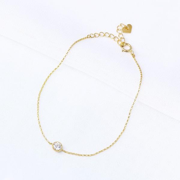 K18イエローゴールドダイヤモンドブレスレット