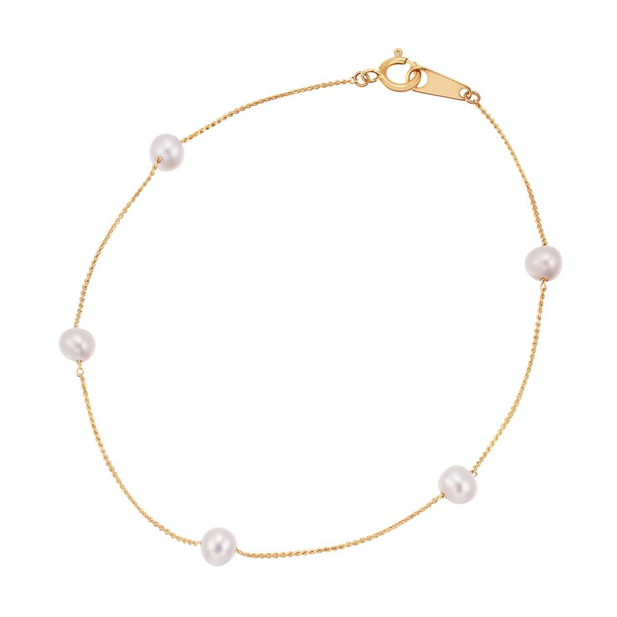 K10イエローゴールド淡水パールブレスレット Rbl195 ジュエリーツツミ 通販 Yahoo ショッピング