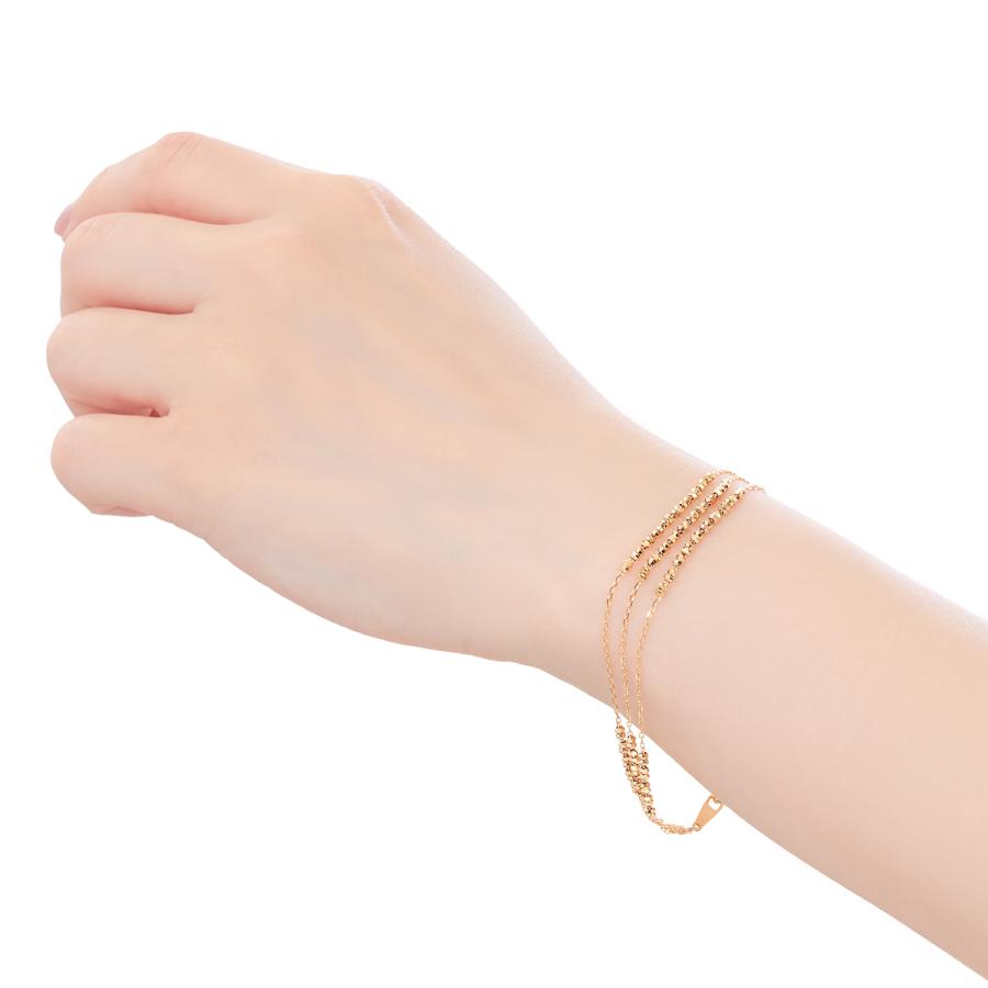 ジュエリーツツミ K18イエローゴールドブレスレット : ジュエリー