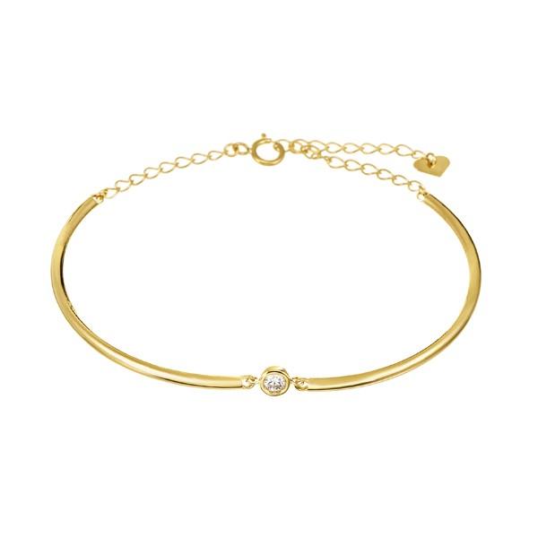 K18イエローゴールドダイヤモンドブレスレット