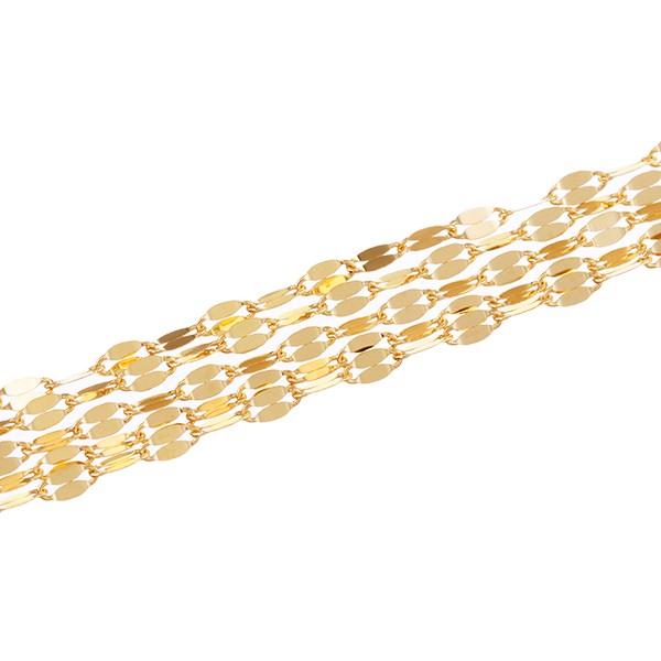 ジュエリーツツミ K18イエローゴールドブレスレット : ジュエリー