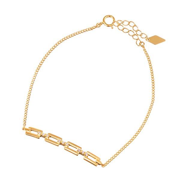 K18イエローゴールドダイヤモンドブレスレット 