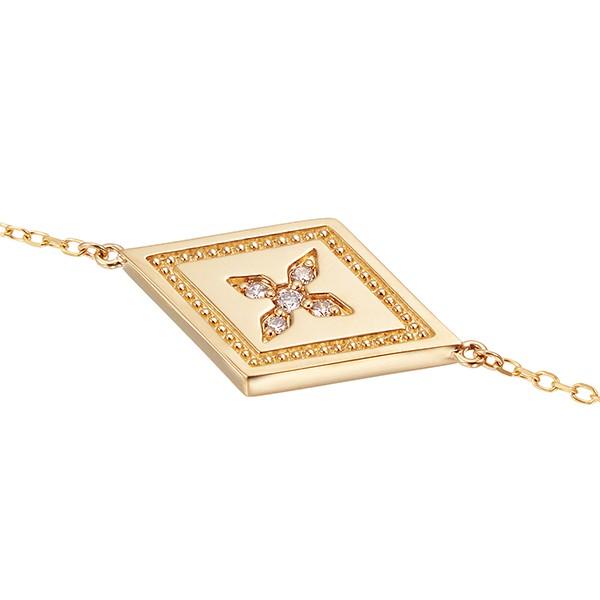 ジュエリーツツミ K10イエローゴールドダイヤモンドブレスレット