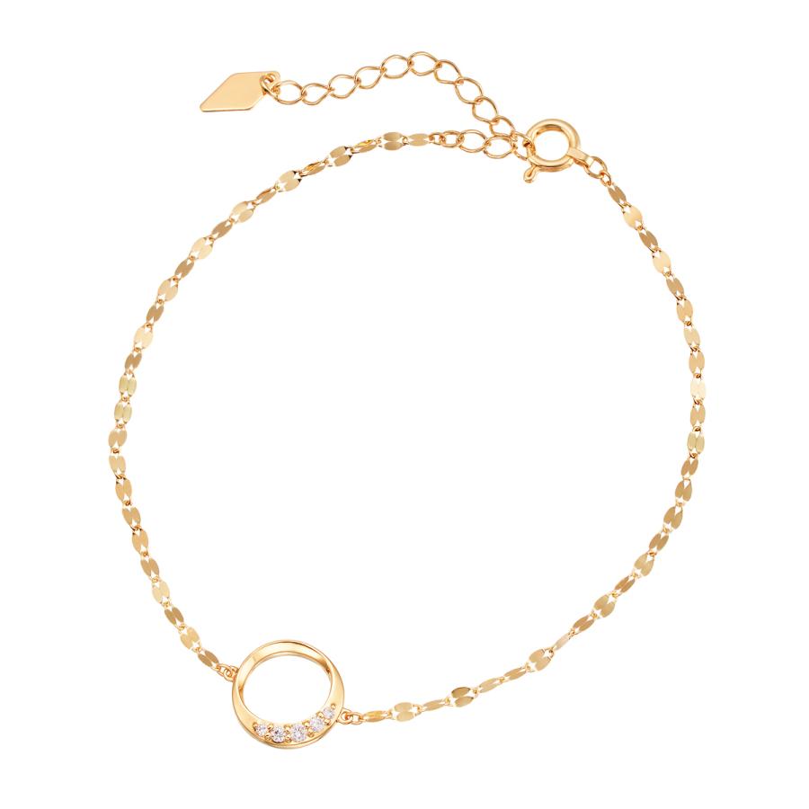 TSUTSUMI K18イエローゴールドダイヤモンドブレスレット