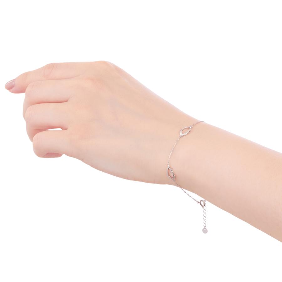 K10ホワイトゴールドブレスレット 