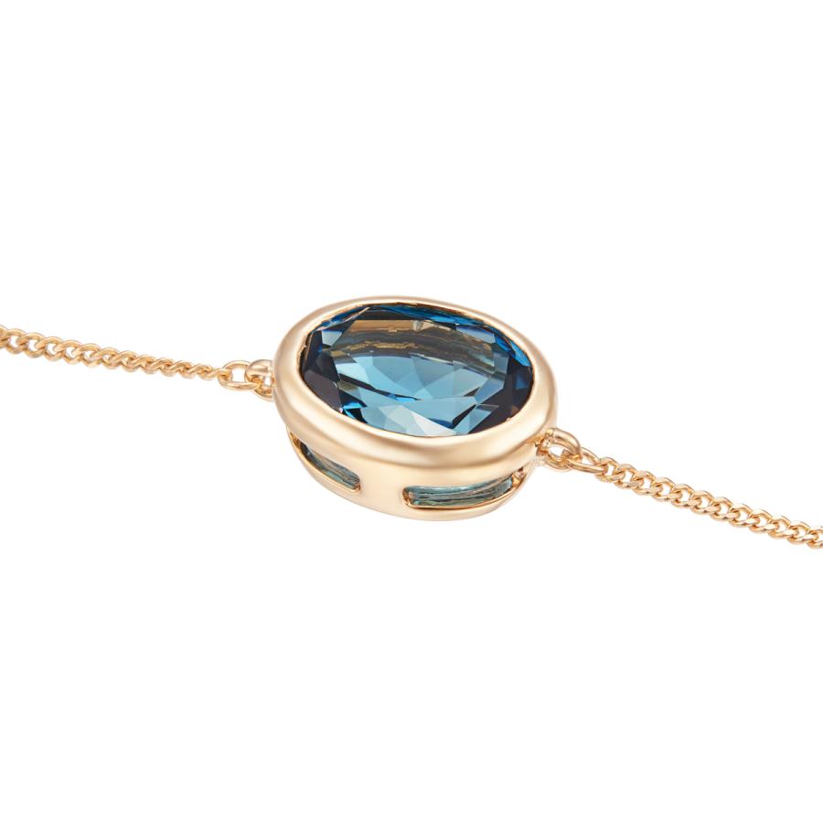 ジュエリーツツミ K10イエローゴールドロンドンブルートパーズ