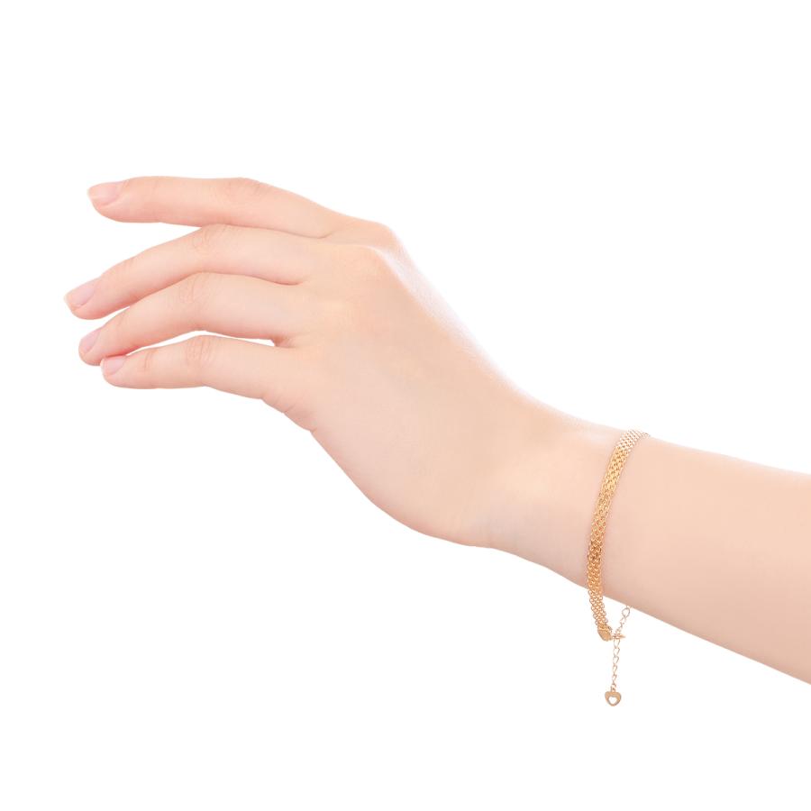 【極美品】ツツミ　K18イエローゴールドブレスレット ジュエリーツツミ K18イエローゴールドブレスレット