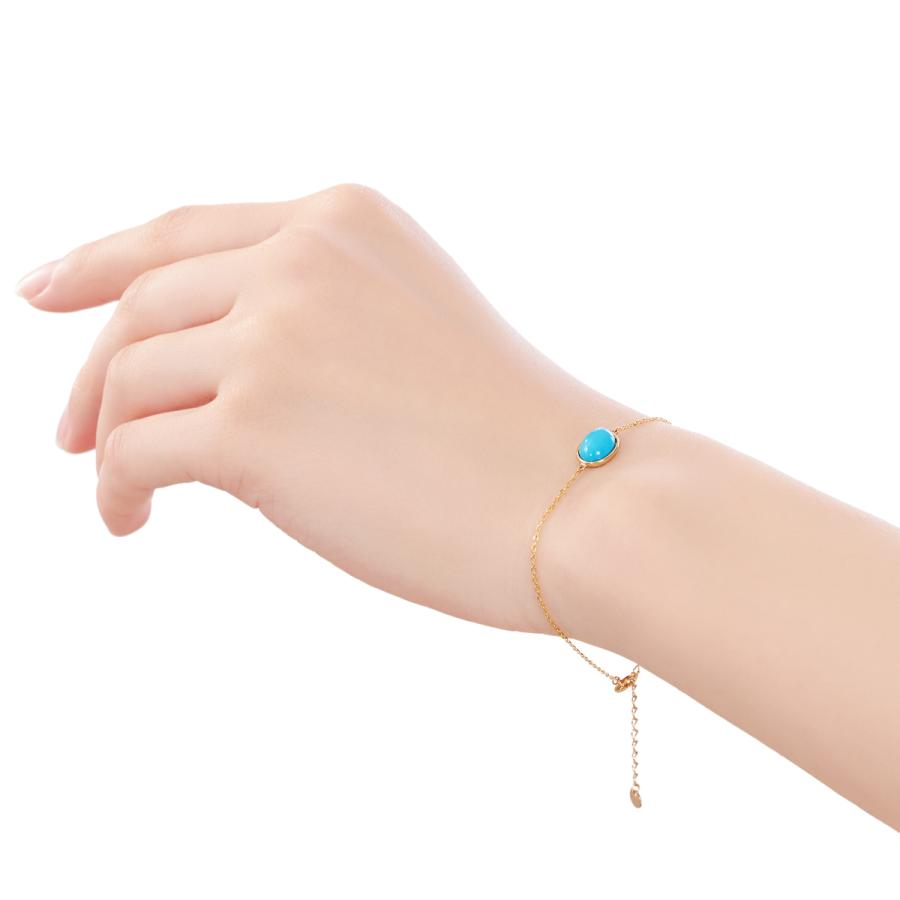 ◎K10 ゴールド ターコイズ ブレスレット レディース アクセサリー　a K10ターコイズブレスレット｜ブレスレット｜ノジェス 公式