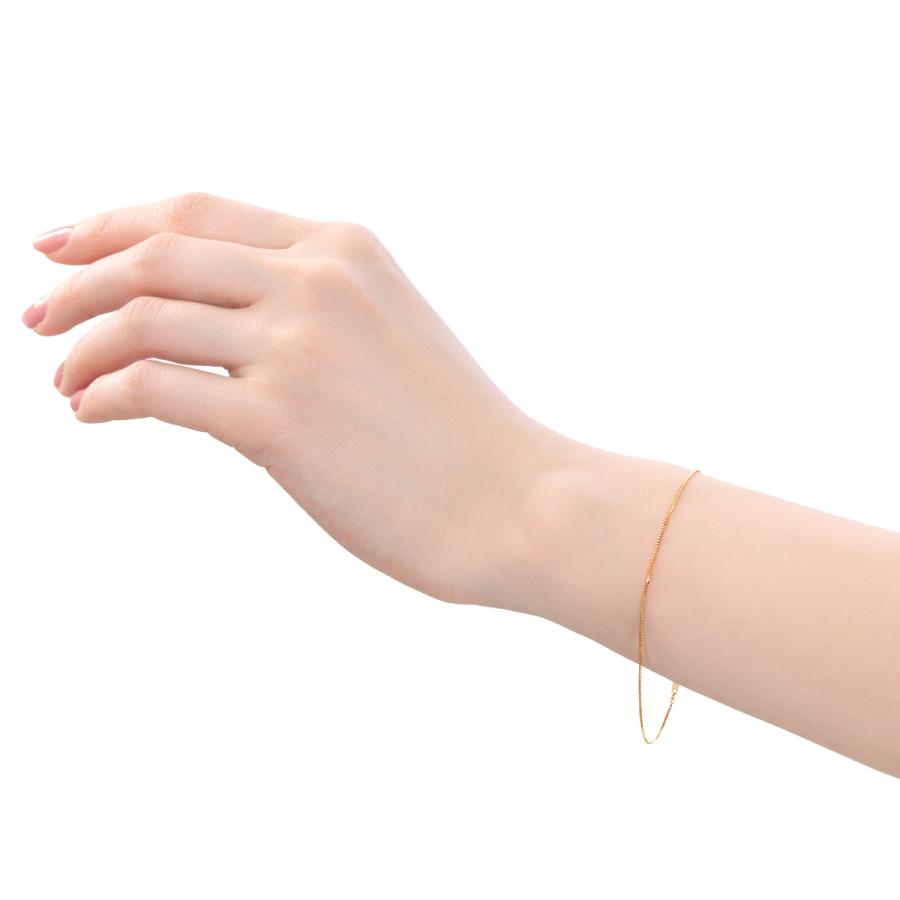 K18イエローゴールドブレスレットの画像