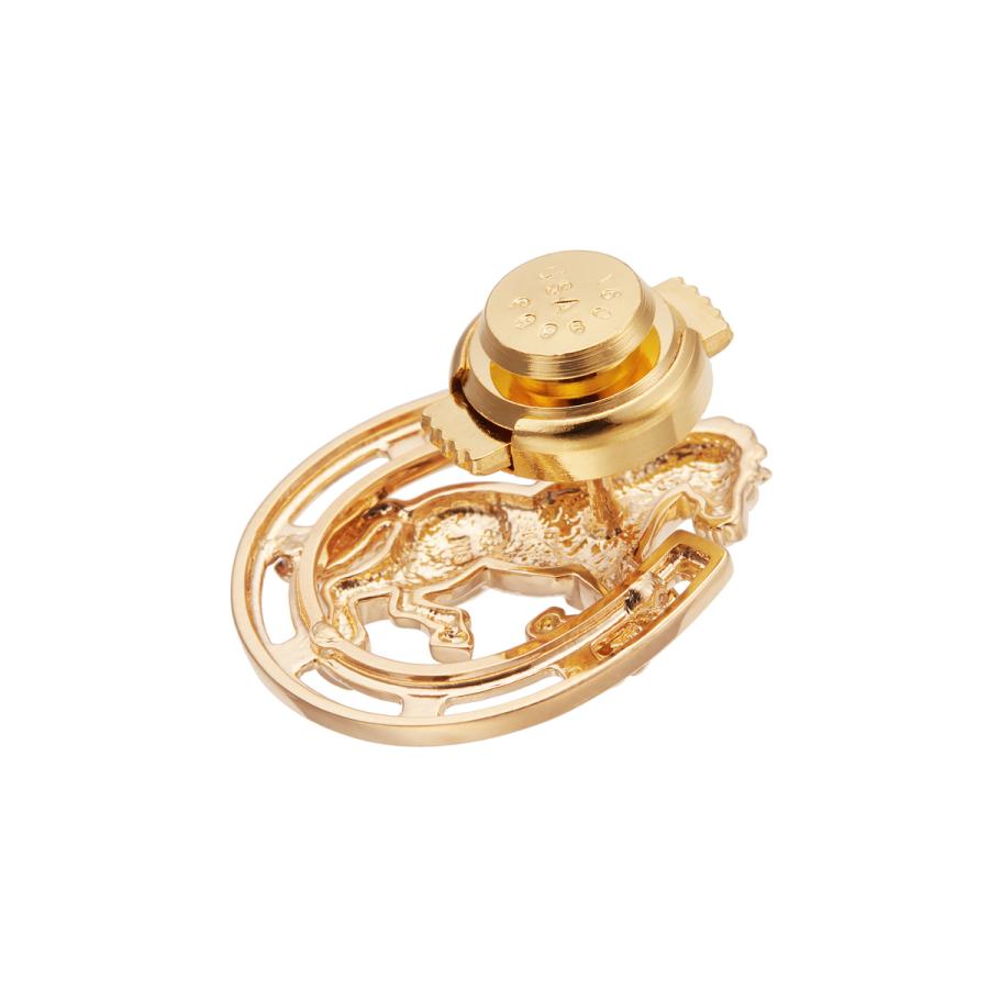 ツツミ 流線型 ゴールドブローチ K18 ジュエリーツツミ K18イエローゴールドブローチ : ジュエリーツツミ