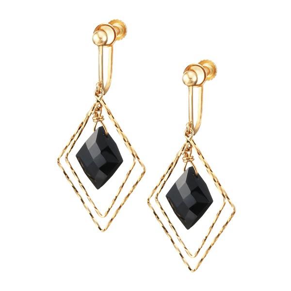 K10イエローゴールドスピネルイヤリング