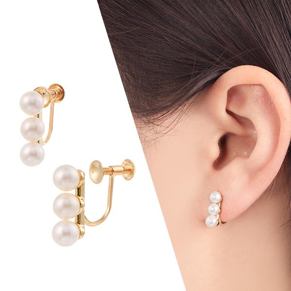 K10イエローゴールド淡水パールイヤリング Rer214 ジュエリーツツミ 通販 Yahoo ショッピング